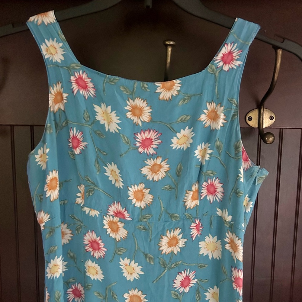 VINTAGE TELLURIDE CLOTHING CO 90s Daisy Mini Sun Dress Retro Floral Coquette | 8 - Picture 4 of 11
